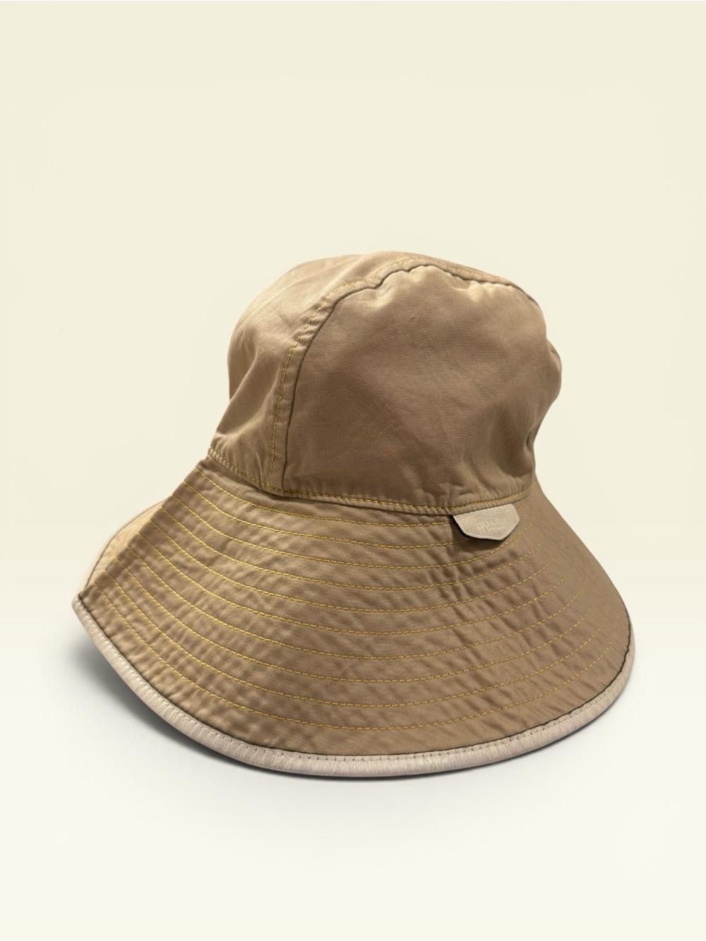 Vintage Coach sun hat / wide-brim bucket hat